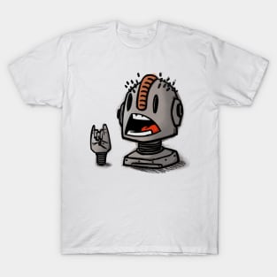 angry robot T-Shirt